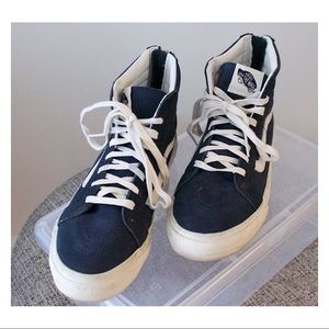 Vans Navy Suede High-Tops